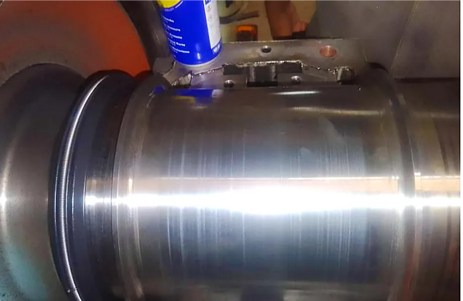 Alternator shaft journal
