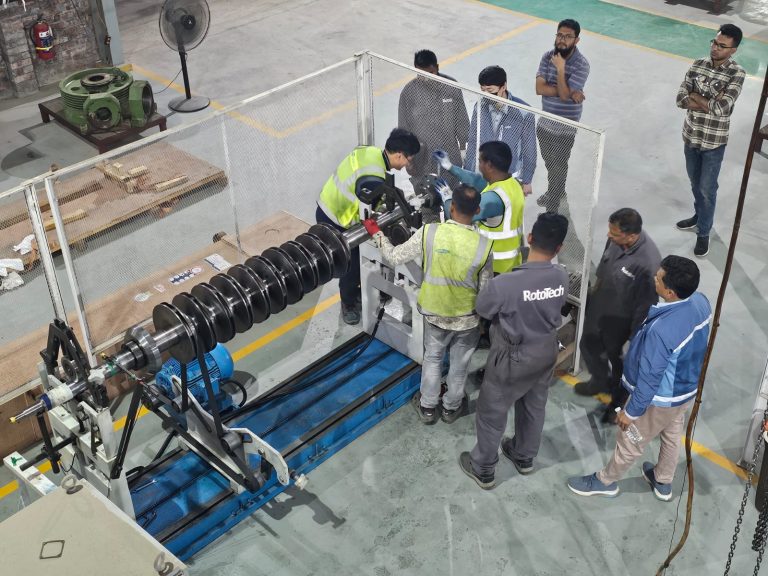 Boiler feed water multistage pump rotor balancing and machining for Samsung C&T